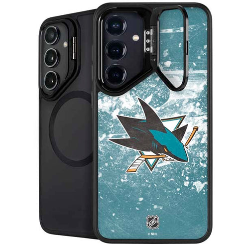 NHL San Jose Sharks Frozen Galaxy S24 Plus Kickstand Case